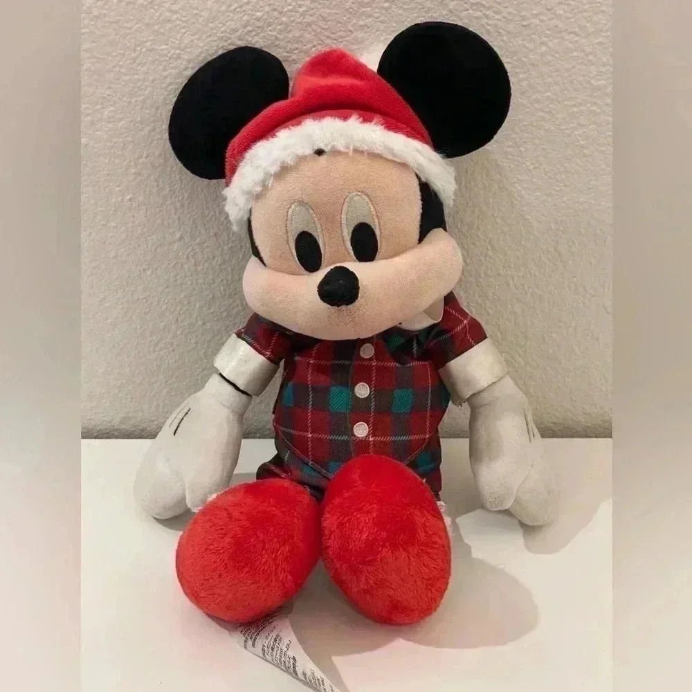 Disney Store Christmas Holiday Mickey Mouse Collectable Plush Decoration